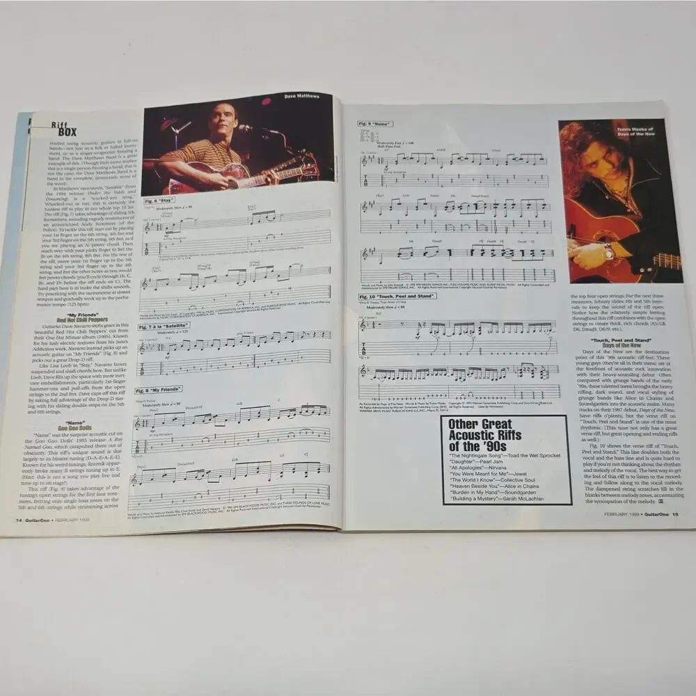 Guitar One Magazine Feb 1999 Issue #2 Johnny Rzeznik Jimmy Page Goo Goo Dolls